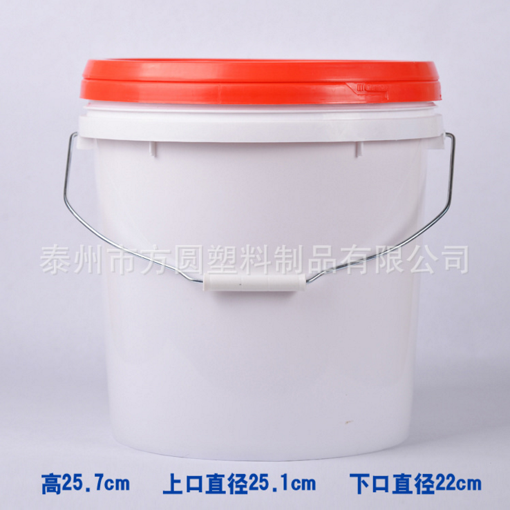 10公斤塑料塑�z桶 涂料化工桶�A桶 定制�D印桶